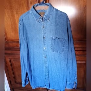 Men's Faded Glory denim shirt XLT